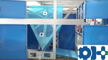 Surgical drapes folding machine