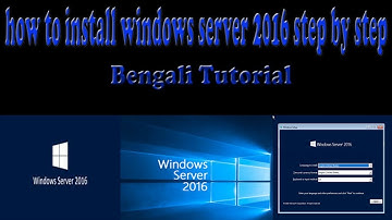 How to install windows server 2016 Step by Step