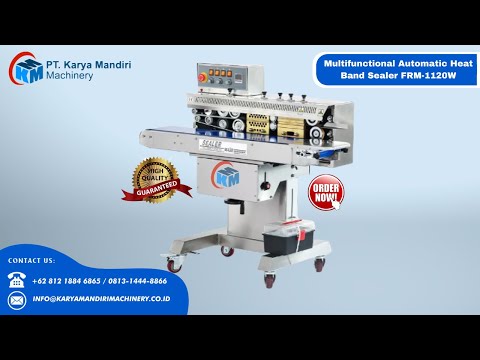 Automatic Heat Solid-Ink Coding Continuous Band Sealer FRM-1120W