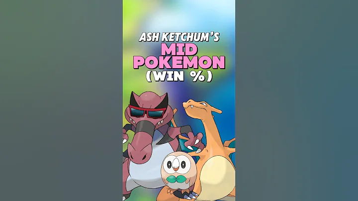 Ash Ketchum’s Most Mid Pokemon from Each Region (Based on Win Percentage)