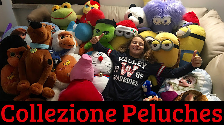 La MIA COLLEZIONE DI PELUCHES E PUPAZZI che ho vinto alle macchinette in sala giochi [prima parte]
