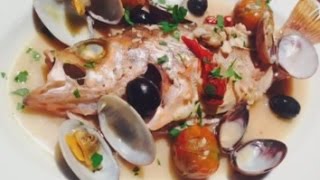 鮮魚のアクアパッツァ