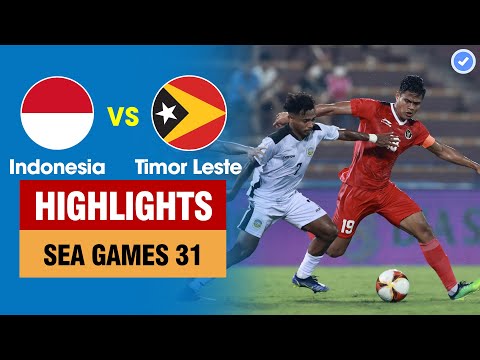 Highlights Indonesia vs Timor Leste | Tung lối chơi Ngoại Hạng Anh-Indonesia trút cơn mưa bàn thắng