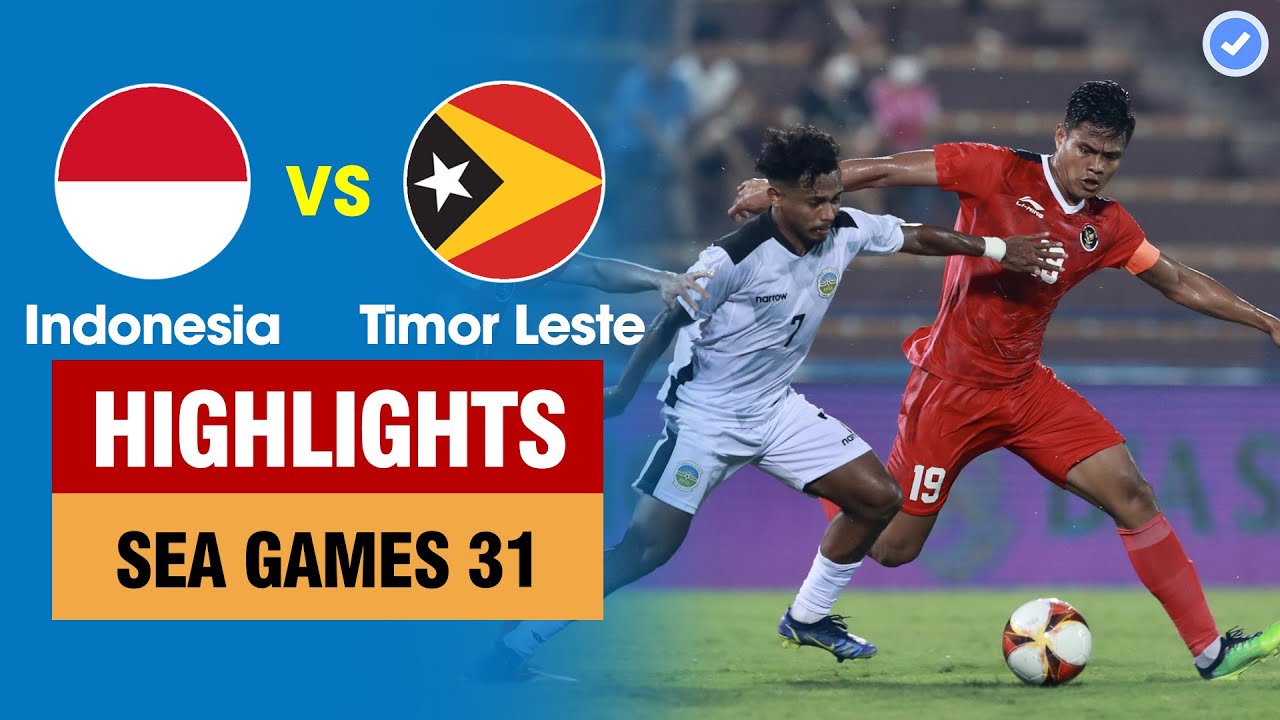 Highlights Indonesia vs Timor Leste | Tung lối chơi Ngoại Hạng Anh-Indonesia trút cơn mưa bàn thắng