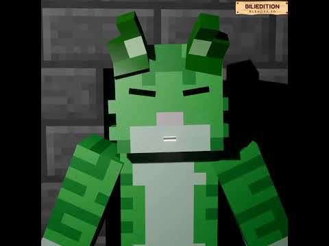 Бискас Fight @wicsur #minecraft #animation #3d #blender3d #wicsur #бискас #biskas #top