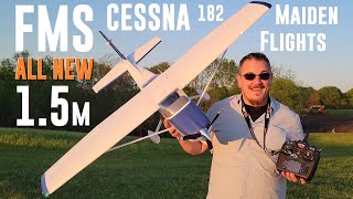 FMS  Cessna 182  1.5m  Maiden Flights