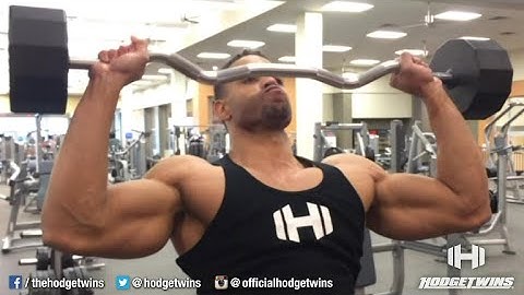 Chest Triceps Shoulders Workout | @hodgetwins
