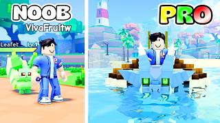 DE NOOB A LIDER POKEMON NO ROBLOX (PEGUE UM MONSTRO) screenshot 3