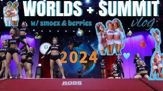 CHEERLEADING WORLDS & SUMMIT VLOG 2024: w/Cheer Extreme Smoex + Berries