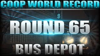 Bus Depot Round 65 Coop World Record w/ IlSteveIl - High Round Strategy - Black Ops 2 Zombies