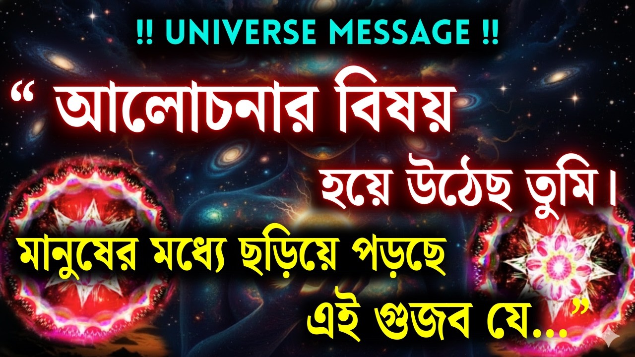 তুমি এখন আলোচনার বিষয় হয়ে গেছো,  এই গুজব ছড়িয়ে পড়ছে  যে তুমি নাকি এক… | ব্রহ্মাণ্ডের বার্তা