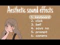 Cuteaesthetic sound effects pack efeitos sonoros para vdeosno copyright