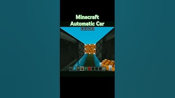 Minecraft Automatic Car #minecraft #automatic #car #shorts #mastermind
