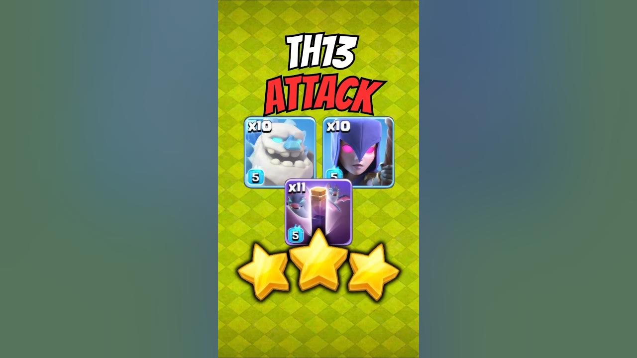 Best TH13 Attack Strategy I've Used! #clashofclans Best TH13 Attack Strategy I've Used! #clashofclans
