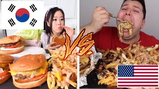 How Americans eat VS How Koreans eat