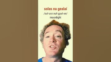 How to say Moonlight in Irish #bitesizeirish