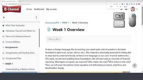Navigating Moodle 4.5
