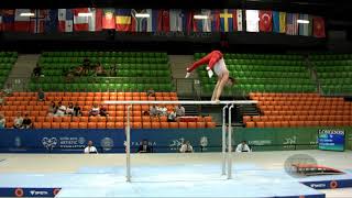 MOLLGAARD Sofus (DEN) - 2019 Artistic Junior Worlds, Gyor (HUN) - Qualifications Parallel Bars