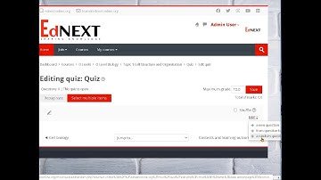 Adding question to a quiz from question bank