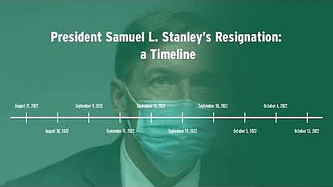 President Stanley's Resignation: a Timeline