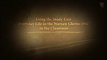 Everyday Life in the Warsaw Ghetto Part 1/7: Introduction