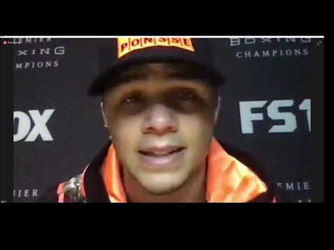 Joey Spencer Post Fight Media Conference after Seldon win