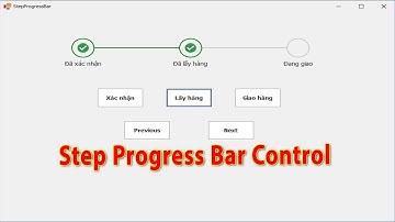 DevExpress | StepProgressBar | Step Progress Bar | KhoaiCodeTV