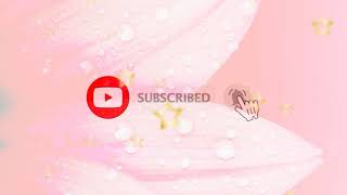 Pink background subscribe button YouTube