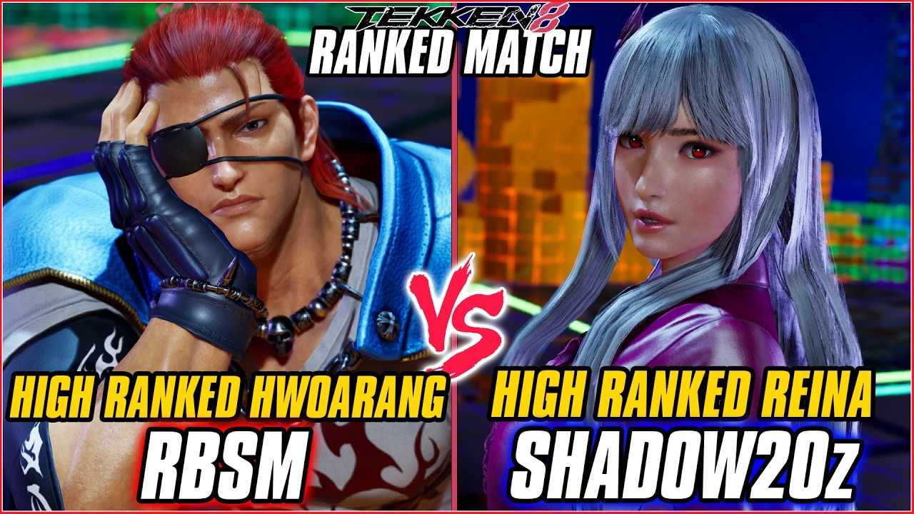 TEKKEN 8 ▰ RBSM (Hwoarang) vs SHADOW 20z (Reina) ▰ T8 RANKED GAMEPLAY
