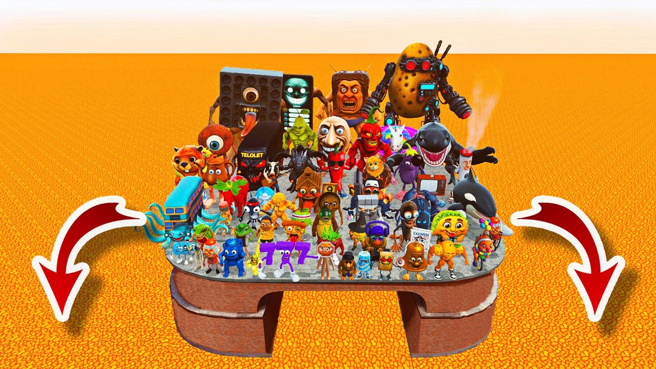 Spartan Kicking ALL Italian Brainrot Memes into the Lava Ocean – Garry’s Mod!