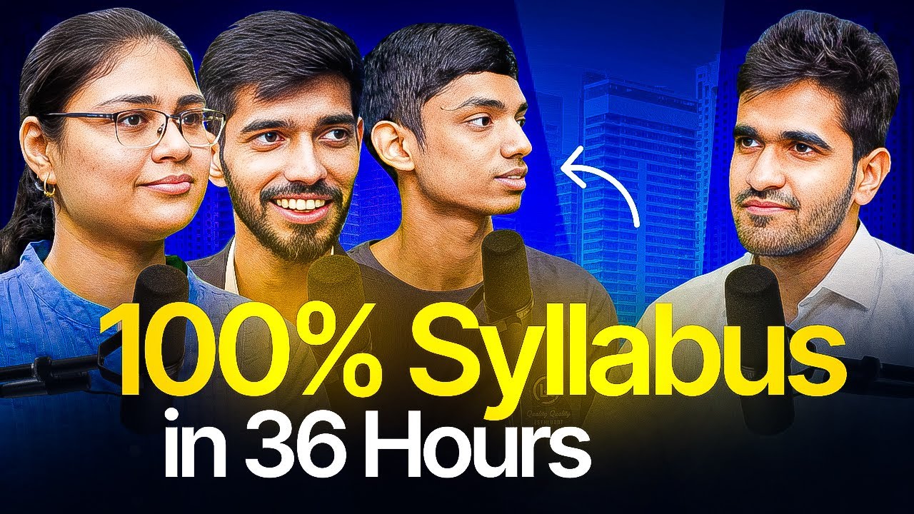 Revise 100% Syllabus in 1.5 Days: CA AIR Strategy For Jan Attempt | Kushal Lodha Clips