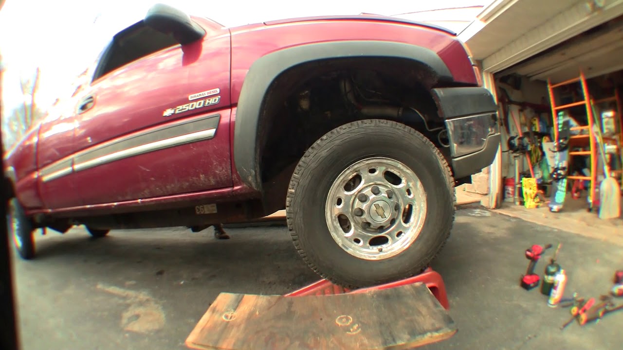 LB7 Chevy Duramax Exhaust Install - YouTube