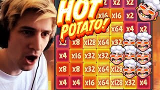 XQC HITS FULL BOARD OF MAX MULTIS ON THE NEW HOT POTATO SLOT!