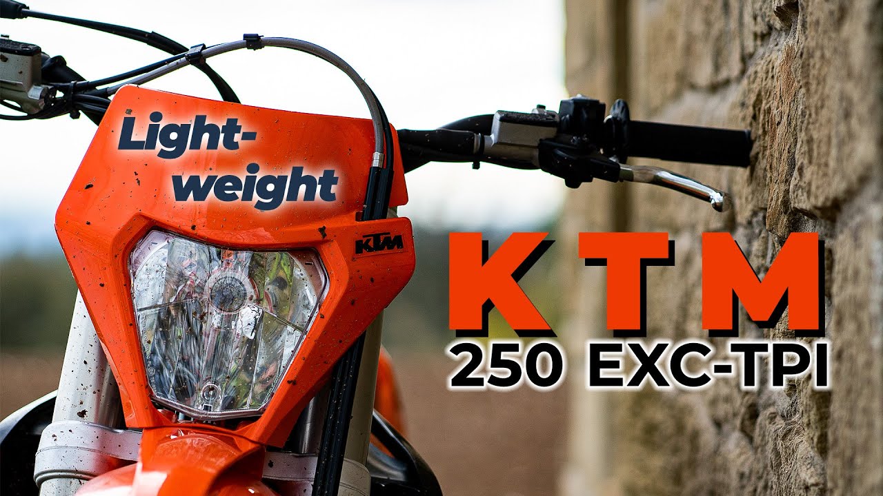 On the scales ⚖️  KTM 250 EXC TPI - Weight fully fueled and