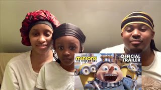 Minions: The Rise of Gru - Official Trailer (Reaction)