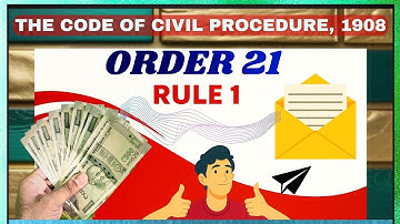 CPC Order 21 Rule 1 Explained | Mode of Payment of Decretal Amount | Execution Petition ⚖️