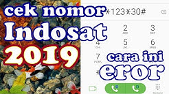 Cara cek nomor Indosat 2019 - Durasi: 2.53. 