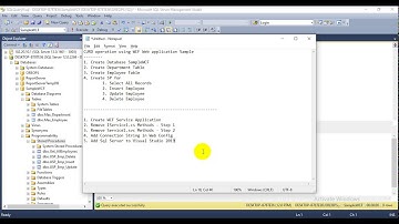 WCF CRUD using WEB Application
