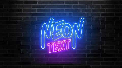 How To Make Neon Text On Android | Neon text pixellab | Pixellab editing | Ps touch editing