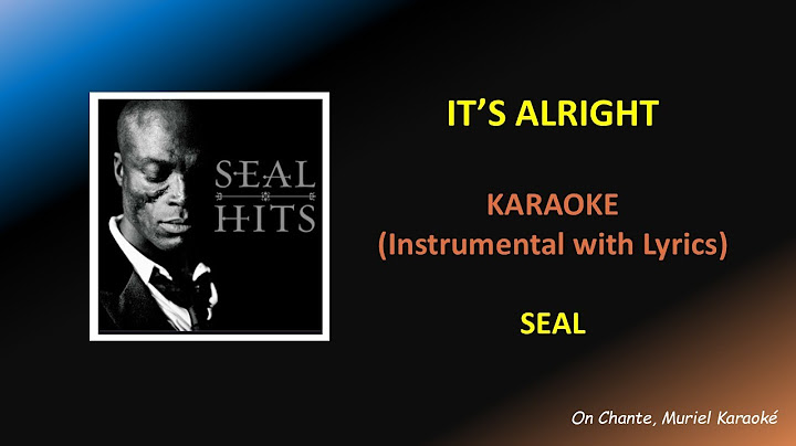 It's All Right Instrumental version - Instrumental performance video thumbnail
