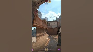 THE FLASH FOR WATER FOR SHORT FOR PEEK YOUR MATES ON OVERPASS #shorts #cs2