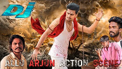 DJ Climax Fight Scene || Best Action Scene Of Allu Arjun || DNA TEAM05 ||
