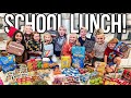 SCHOOL LUNCH PLANNiNG and PREP for LARGE Family! MOM of 16 KIDS!!