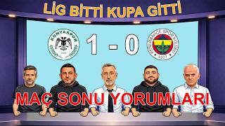 KONYASPOR 1-0 FENERBAHÇE MAÇ SONU YORUMLARI