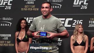 UFC 216  Fabricio Werdum vs  Derrick Lewis Staredown - MMA Fights WWE