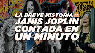 La Breve Historia de Janis Joplin | Te la contamos en un minuto