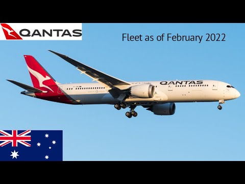Qantas Fleet as of February 2022