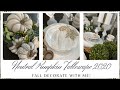 ELEGANT NEUTRAL FALL TABLESCAPE!!!  TABLE SETTING!  #elegantfalltablescape #tablescapetuesday