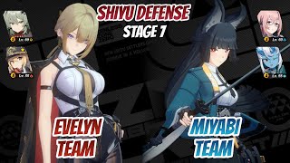 Evelyn Team & Miyabi Team Shiyu Critical Node Stage 7 (S Rank) | Zenless Zone Zero
