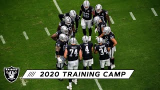 Raiders Take the Field in Uniform for Practice at Allegiant Stadium | Las Vegas Raiders